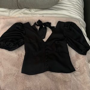 Open back Abercrombie & fitch black top